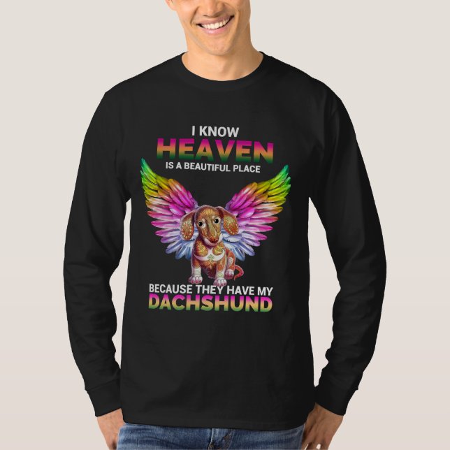 T-shirt Heaven Dachshund (Devant)