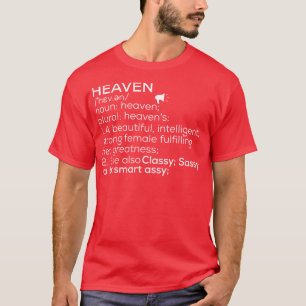 T-shirt Heaven Name Heaven Definition Heaven Femme Name H