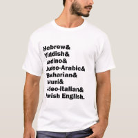Hébreu et yiddish& ladino& juif anglais& etc.,