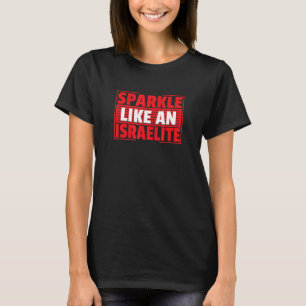 T-shirt Hébreu Israélite Sparkle comme Israélite 2