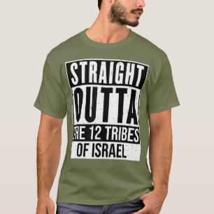 T-shirt Hébreu noir israélite