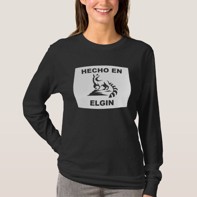 T-shirt Hecho en Elgin Arizona Ringtail State Animal (Devant)