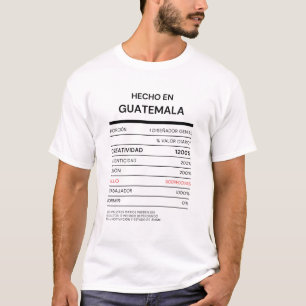 T-shirt Hecho en Guatemala