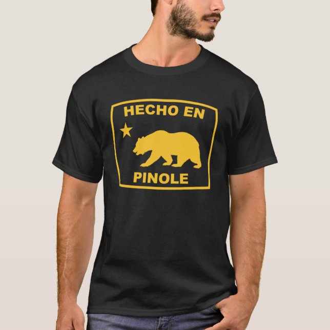 T-shirt Hecho en Pinole Californie Côte Pacifique (Devant)