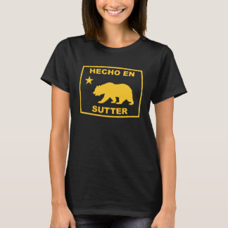 T-shirt Hecho en Sutter California Republic Pacific Coast