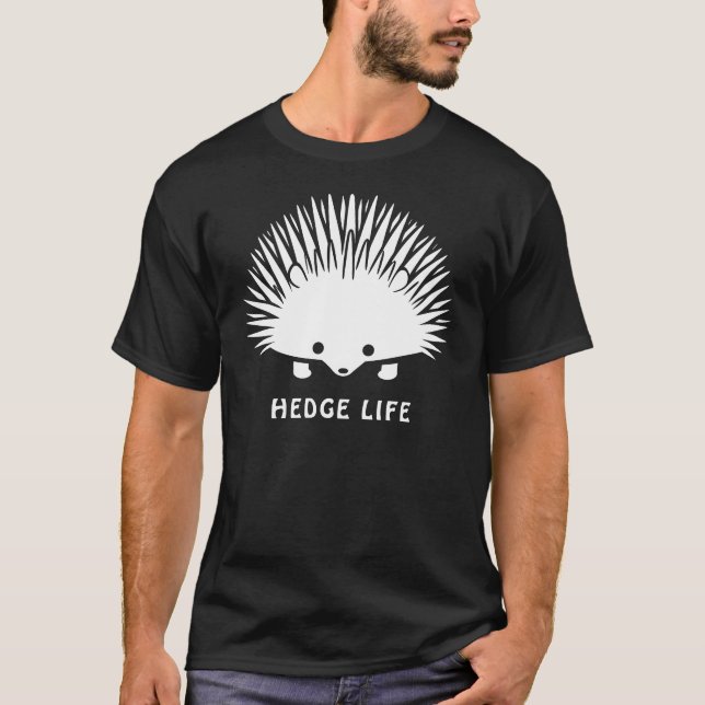 T-shirt Hedge Life - Woodland Hedgehog Design (Devant)