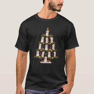 T-shirt Hedgehog Lover Noël Éclairage Père Noël Hérisson C