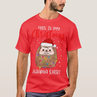 T-shirt Hedgehog Père Noël C'Est Mon Noël