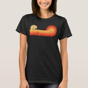 T-shirt Hedgehog Retro Vintage 60s les années 70 Sunset Ma