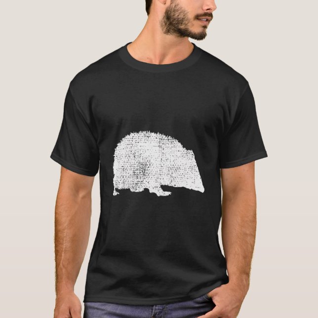 T-shirt Hedgehog Vintage (Devant)