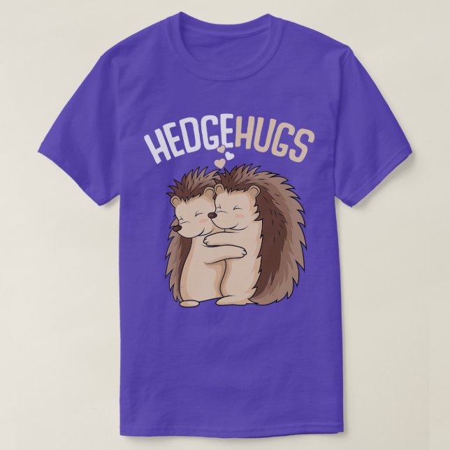 T-shirt Hedgehugs Hérisson Femmes Enfants Garçons Filles (Design devant)