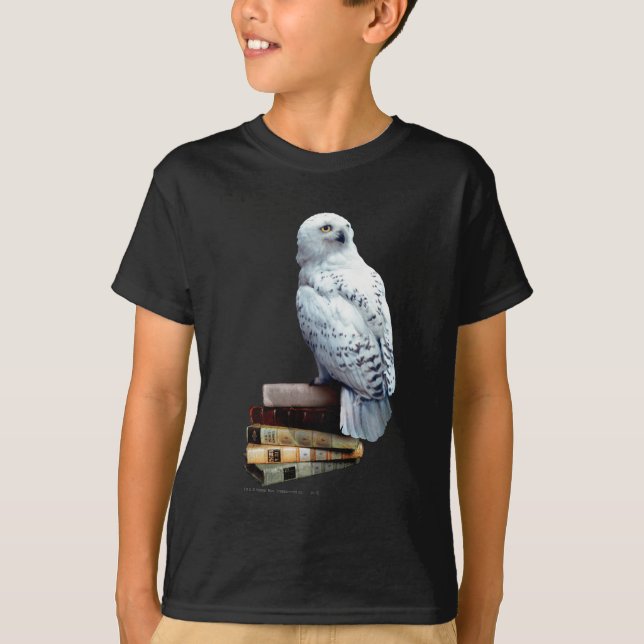 T-shirt Hedwig dans les livres (Devant)