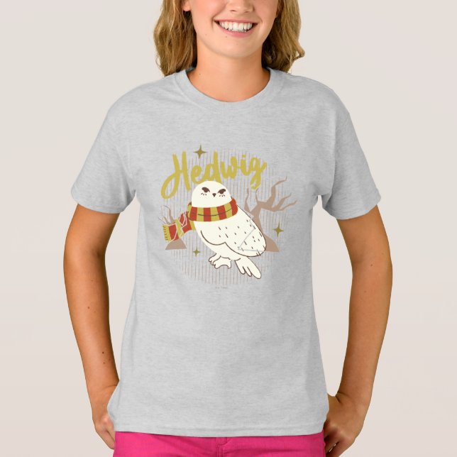 T-shirt Hedwig Whimsical Forest Drawing (Devant)