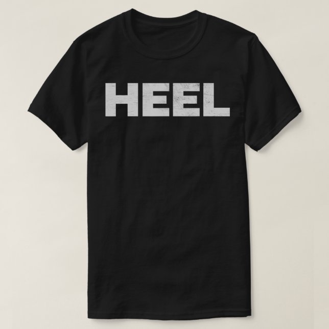 T-shirt Heel Pro Wrestling Kayfabe Smark Fan (Design devant)