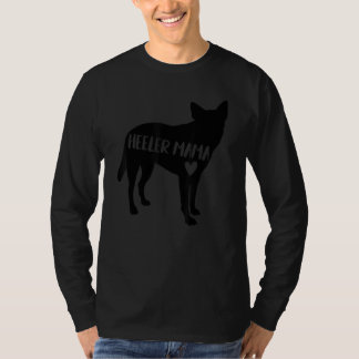 T-shirt Heeler Mama Funny Bovins Chien Propriétaire Chien 