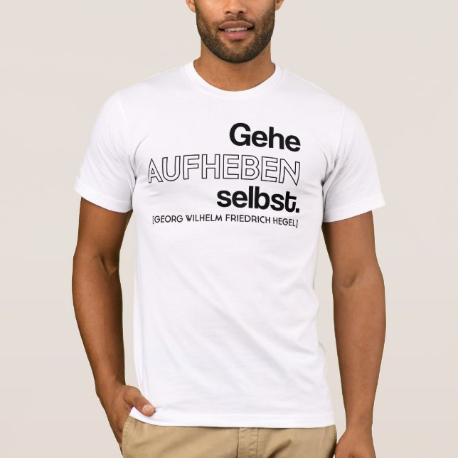 T-shirt Hegel T (Devant)