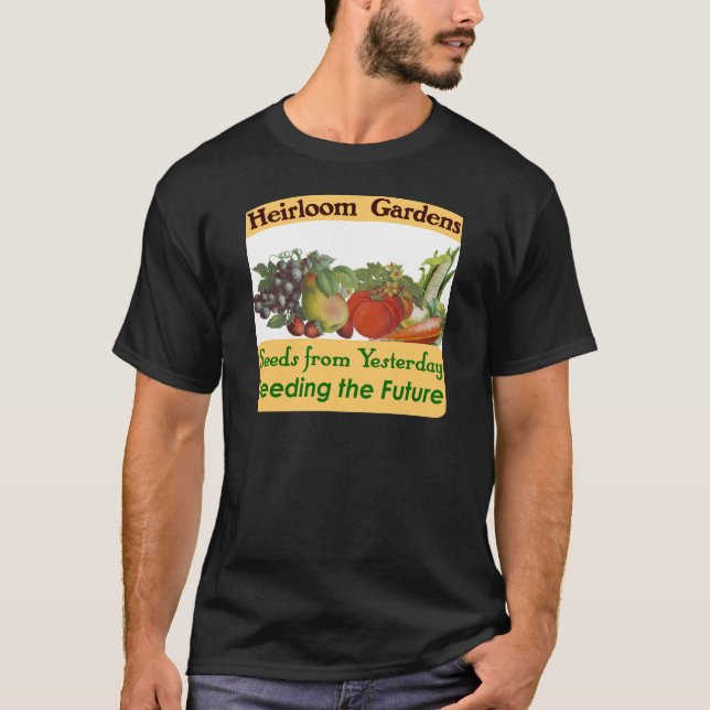 T-shirt Heirloom Gardens Green Dire (Devant)
