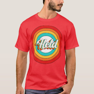 T-shirt Held Name Shirt Vintage Held Circle