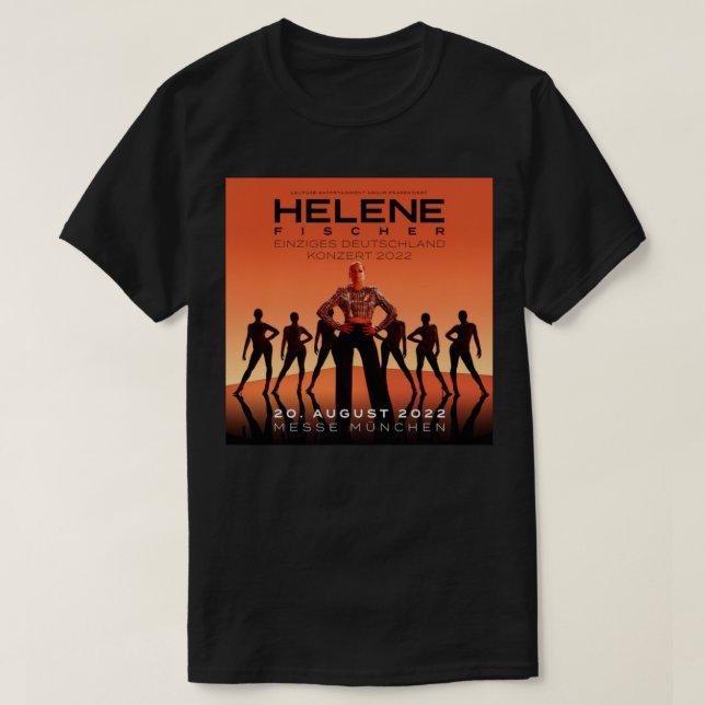 T-shirt Helene Fischer Konzert Messe Munchen Classic 2022 (Design devant)