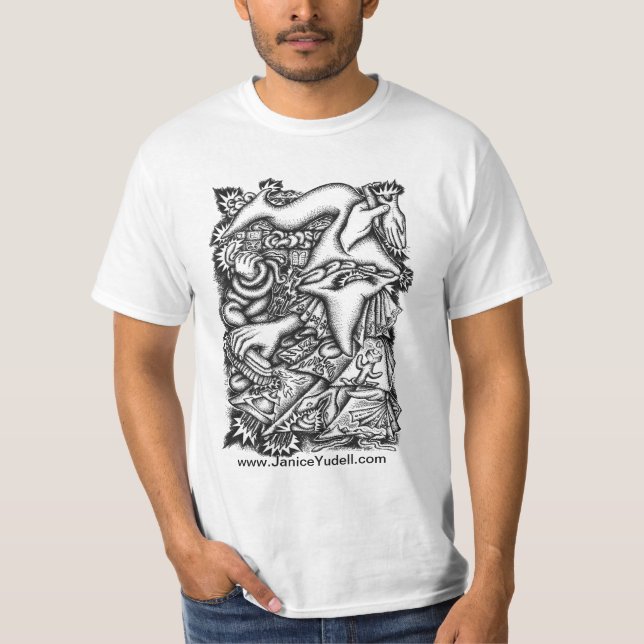 T - Shirt - helfende Hände - Janice Yudell (Vorderseite)