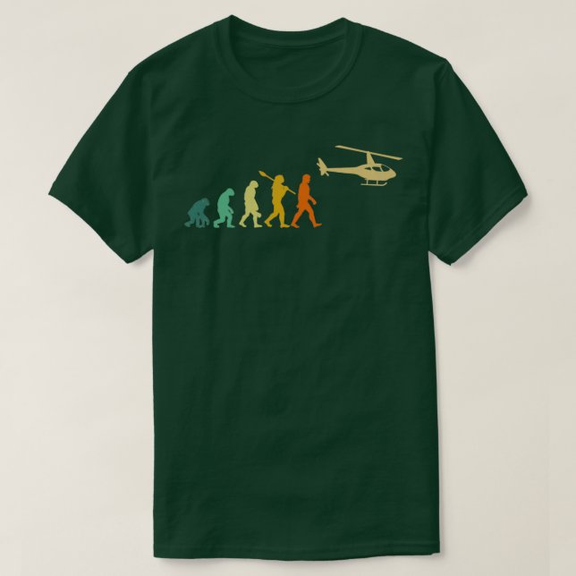 T-shirt Helicopter Evolution helicopters  (Design devant)