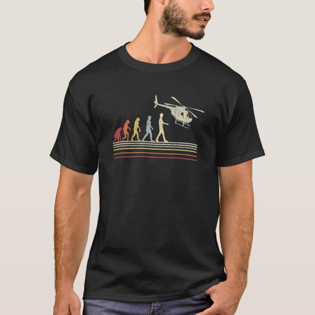 T-shirt Hélicoptère d'évolution d'hélicoptère d'avitation  (Devant)