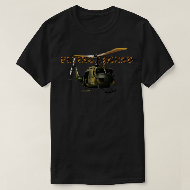 T-shirt Hélicoptère Huey (Design devant)