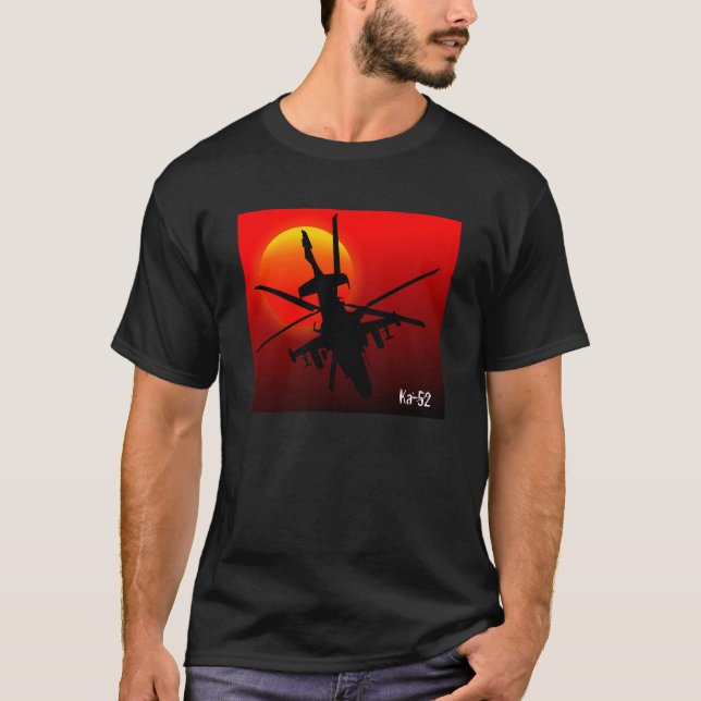 T-shirt Hélicoptère Ka-52 (Devant)