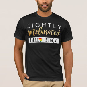 T-shirt Hella Black Afro-Américaine