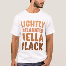 Hella légèrement Melanée Noire manque d'histoire M