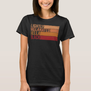 T-shirt Hella Noire Super Noire légèrement mélanée