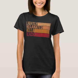 T-shirt Hella Noire Super Noire légèrement mélanée