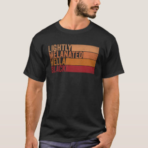 T-shirt Hella Noire Super Noire légèrement mélanée