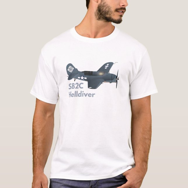 T-shirt Helldiver SB2C / A-25 Shrike 2ÈME GUERRE MONDIALE (Devant)