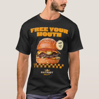 T-shirt Helldivers 2 Patriot Hut Burger Libérez Votre Bouc