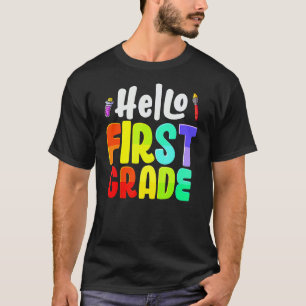 T-shirt Hello First Grade Team 1st Grade Kids