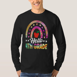 T-shirt Hello Fourth Grade Back To School 4th Grade Squad 