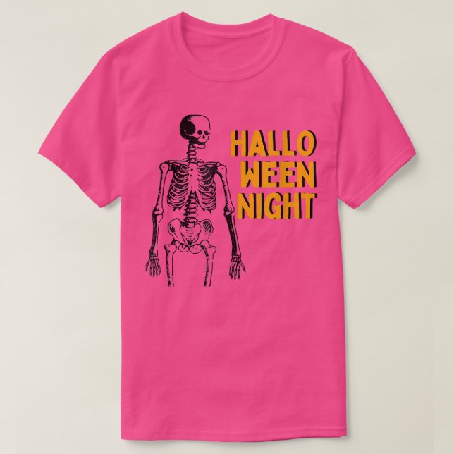 T-shirt Hello Halloween Ween Night  Funny Costume for Kids (Design devant)