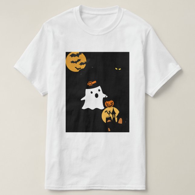 T-shirt hello haloween (Design devant)