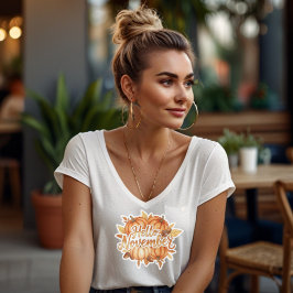 T-shirt Hello November -  Cozy Fall Design