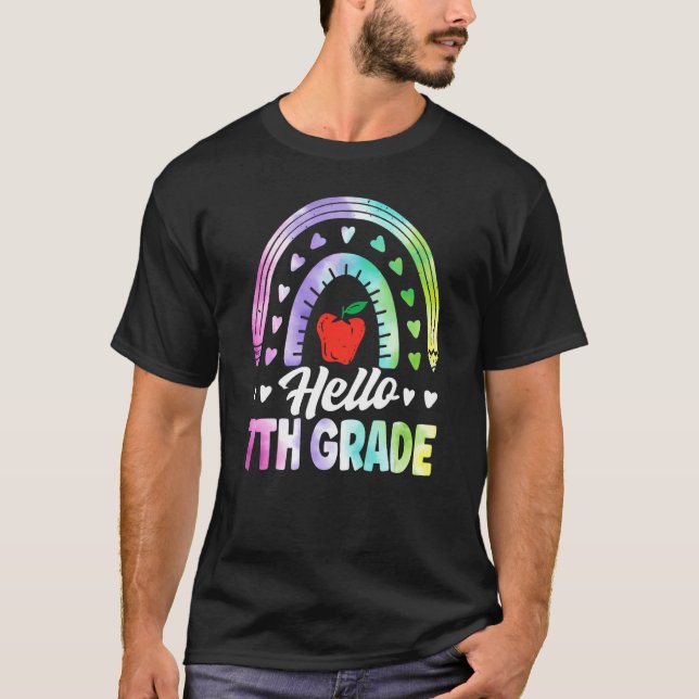 T-shirt Hello Seventh Grade Back To School 7th Grade Squad (Devant)
