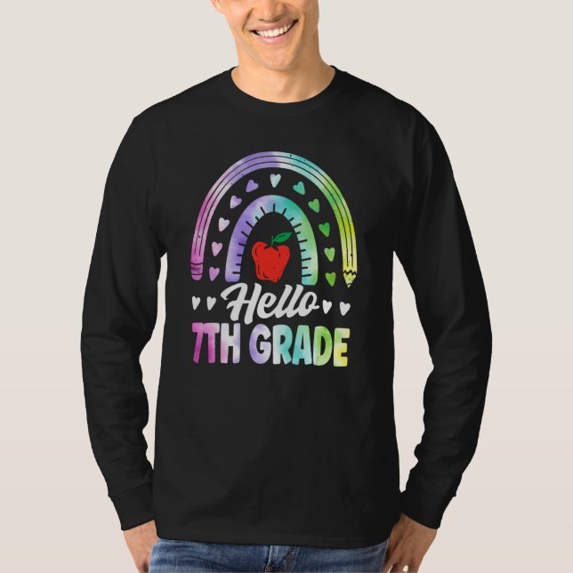 T-shirt Hello Seventh Grade Back To School 7th Grade Squad (Devant)