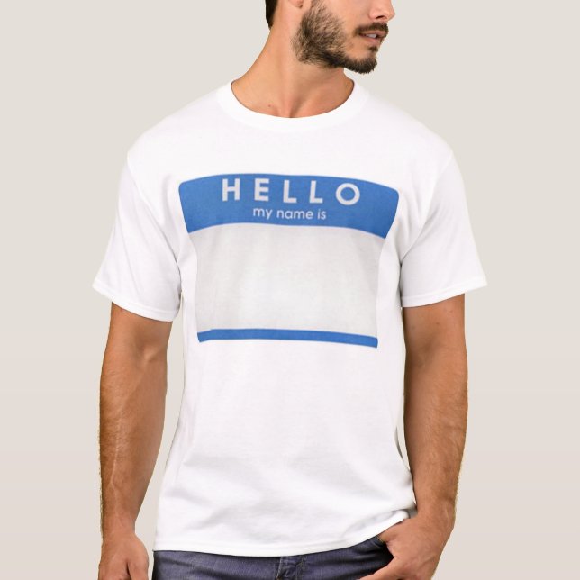 T-shirt hello_sticker (Devant)