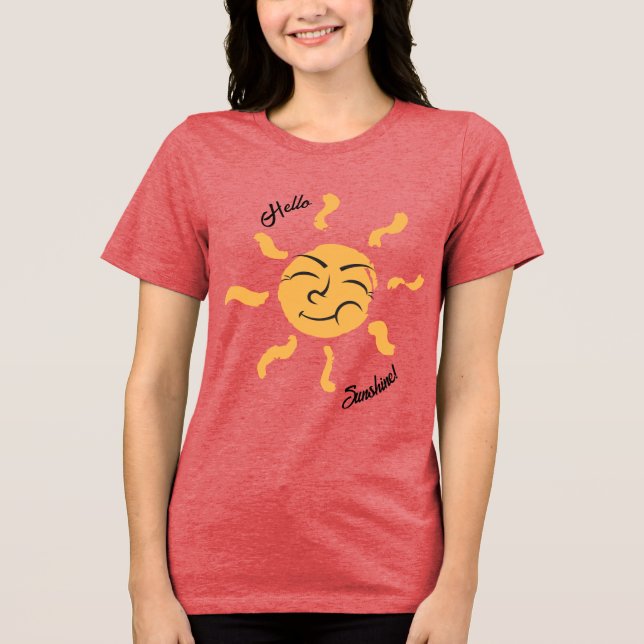 T - Shirt "Hello Sunshine" (Vorderseite)