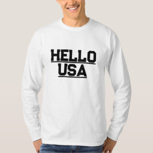 T-shirt HELLO USA