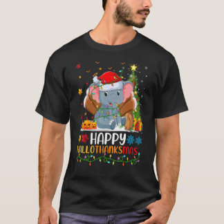 T-shirt Hellothanksmas d'éléphant animal