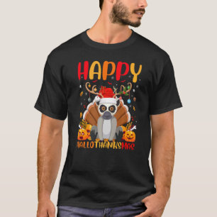 T-shirt Hellothanksmas Lemur Animal Happy Lemur