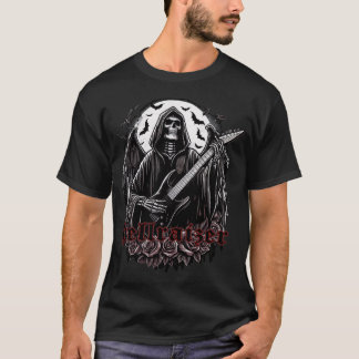 T-shirt HellRaizer Faucheuse Jouer de la guitare avec chau