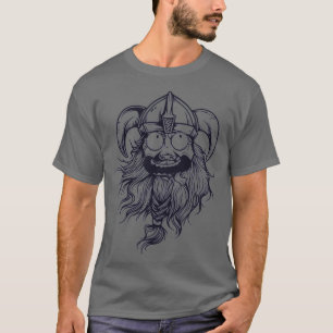 T-shirt Helm Nordic Berserker, guerrier viking fou
