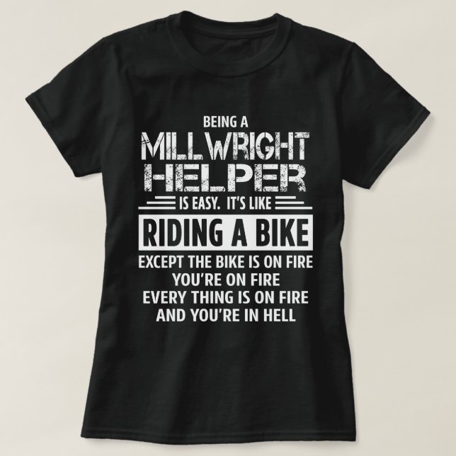 T-shirt Helper Millwright (Design devant)